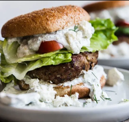 Mediterranean Turkey Burger